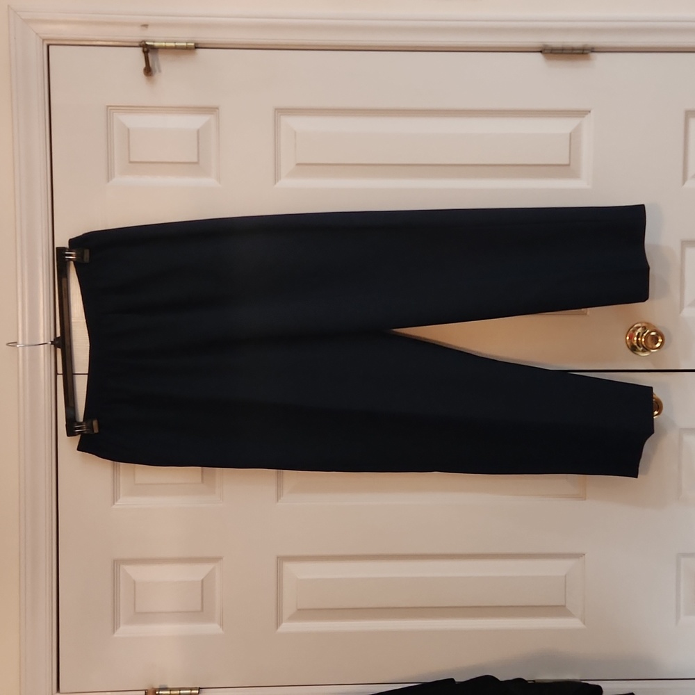 16W Navy Alfred Dunner Classic Pants